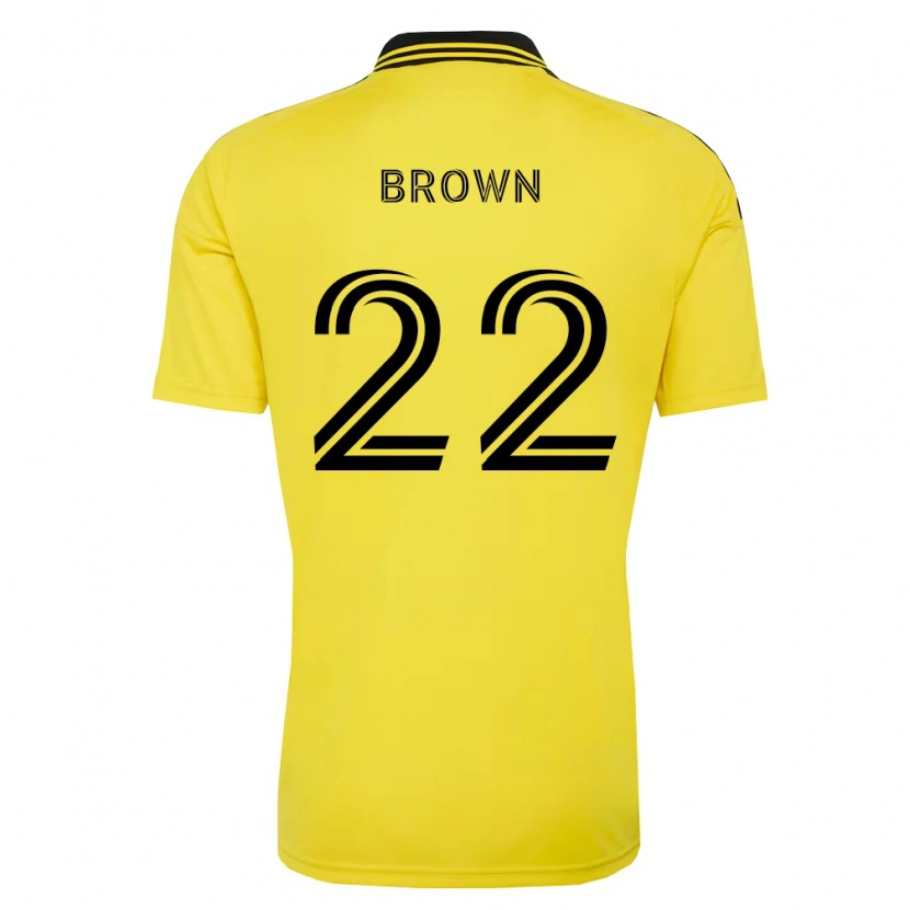 Danxen Men Tristan Brown #22 Yellow Black Home Jersey 2026/27 T-Shirt