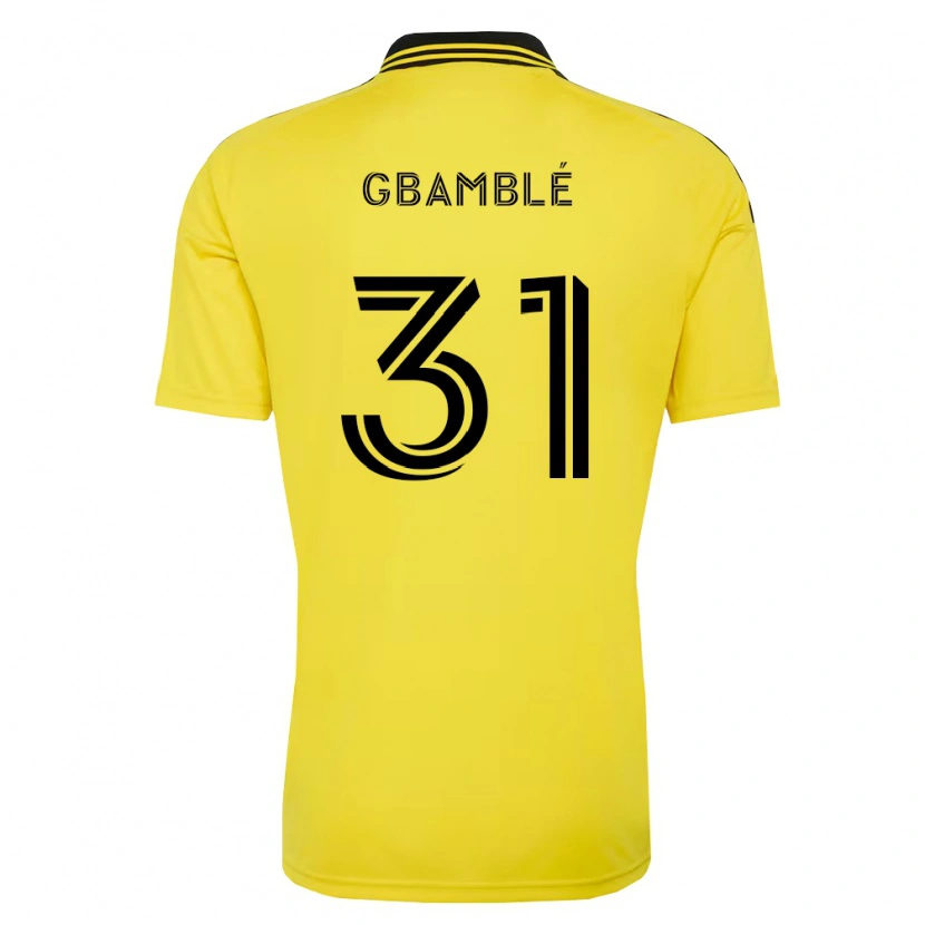 Danxen Men Kevin Gbamblé #31 Yellow Black Home Jersey 2026/27 T-Shirt