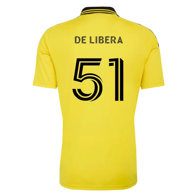 Danxen Men Giorgio De Libera #51 Yellow Black Home Jersey 2026/27 T-Shirt