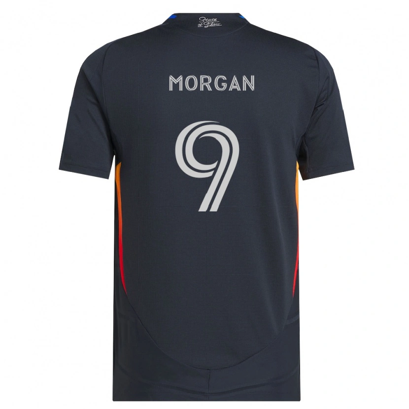Danxen Men Lewis Morgan #9 Dark Gray Red Home Jersey 2026/27 T-Shirt