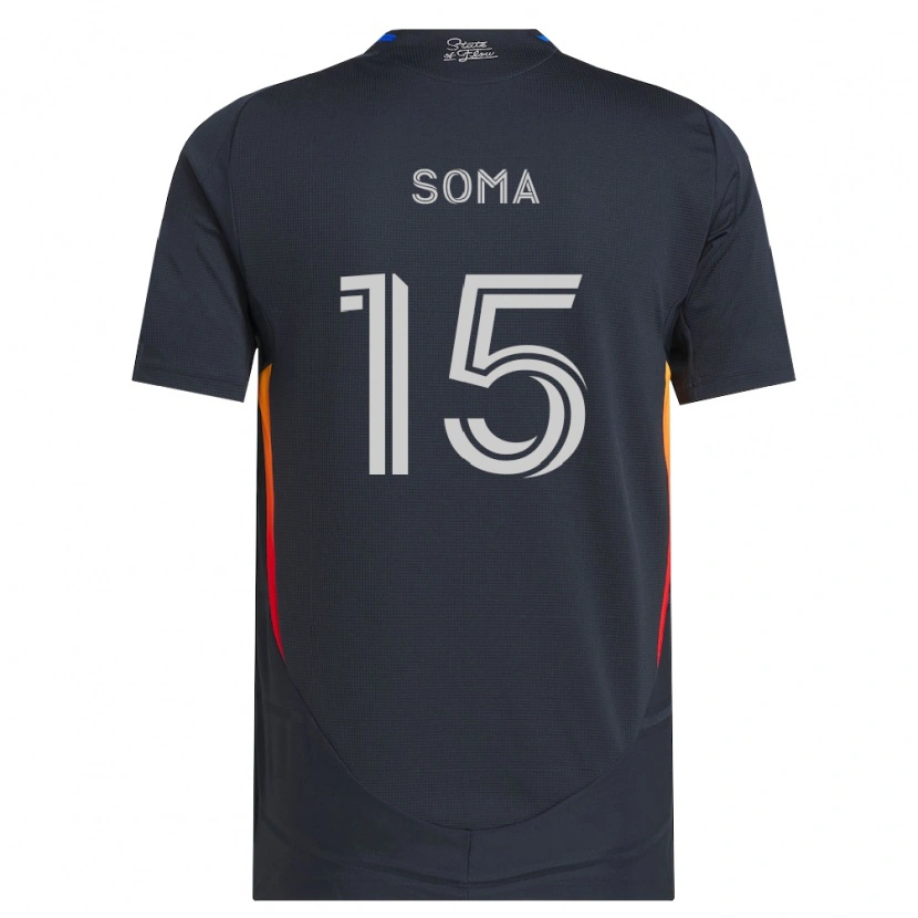 Danxen Men Pedro Soma #15 Dark Gray Red Home Jersey 2026/27 T-Shirt