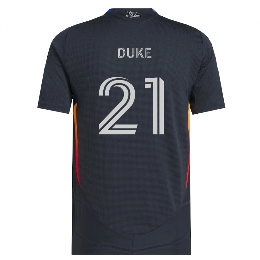 Danxen Men Bryce Duke #21 Dark Gray Red Home Jersey 2026/27 T-Shirt