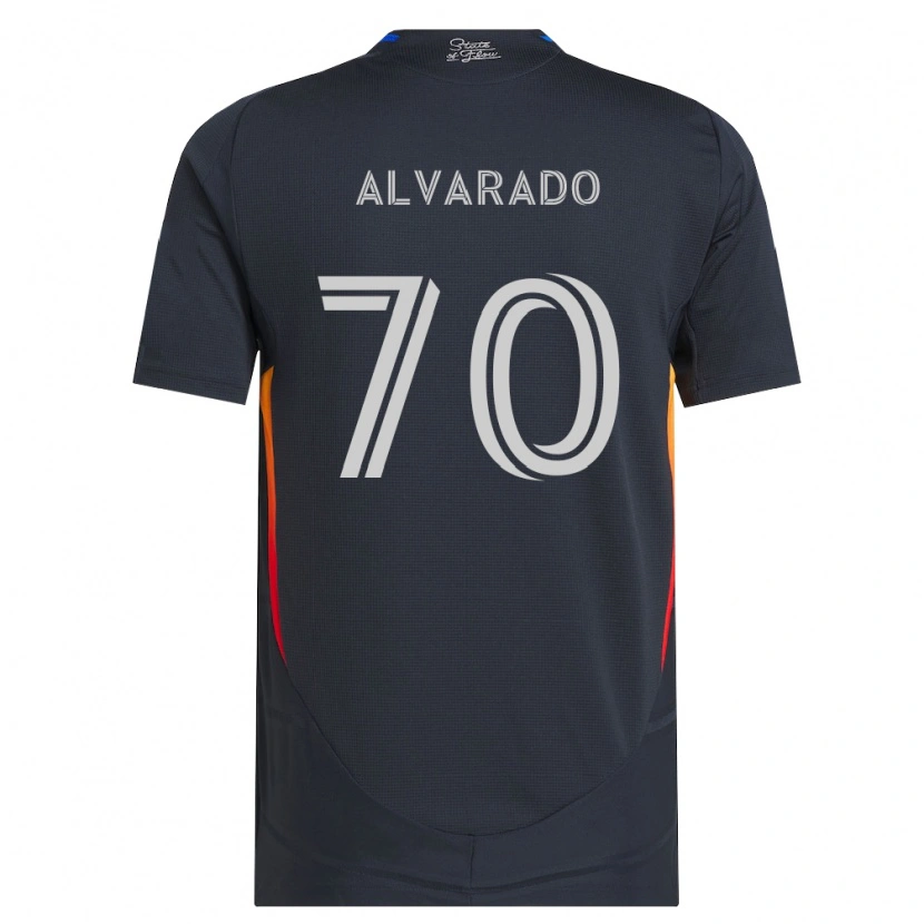 Danxen Men Alejandro Alvarado #70 Dark Gray Red Home Jersey 2026/27 T-Shirt