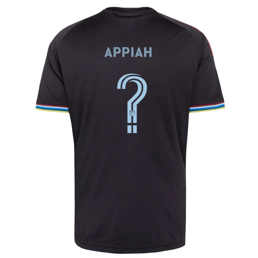 Danxen Men Aiden Appiah #0 Black Sky Blue Home Jersey 2026/27 T-Shirt