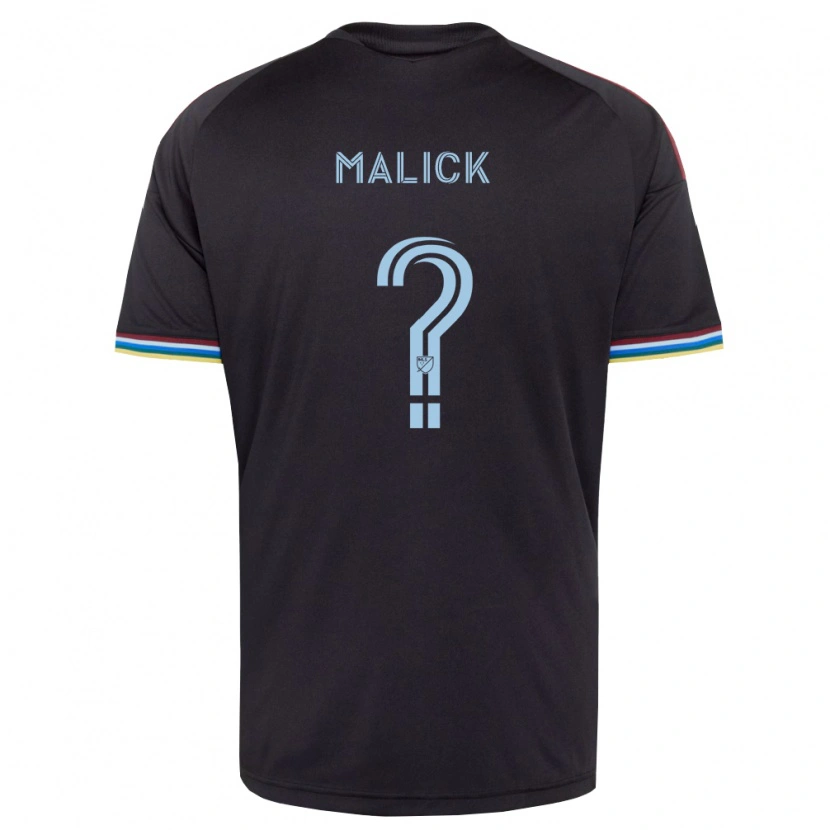 Danxen Men Owen Malick #0 Black Sky Blue Home Jersey 2026/27 T-Shirt