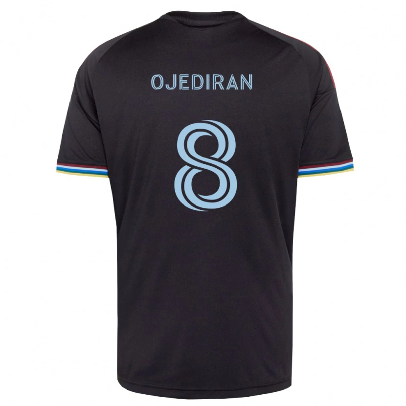 Danxen Men Hamzat Ojediran #8 Black Sky Blue Home Jersey 2026/27 T-Shirt