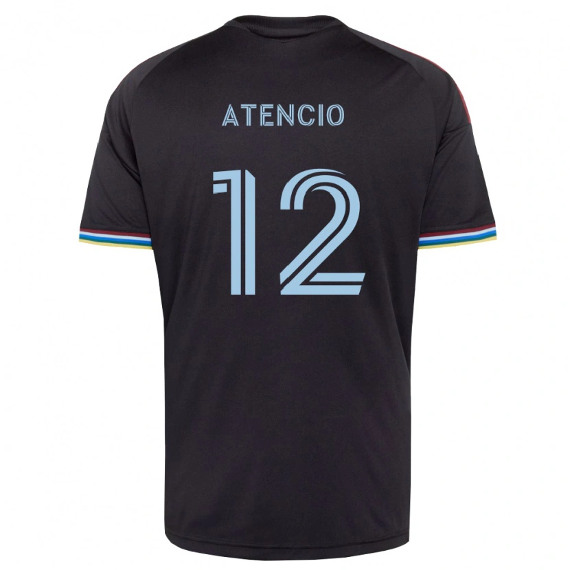Danxen Men Josh Atencio #12 Black Sky Blue Home Jersey 2026/27 T-Shirt