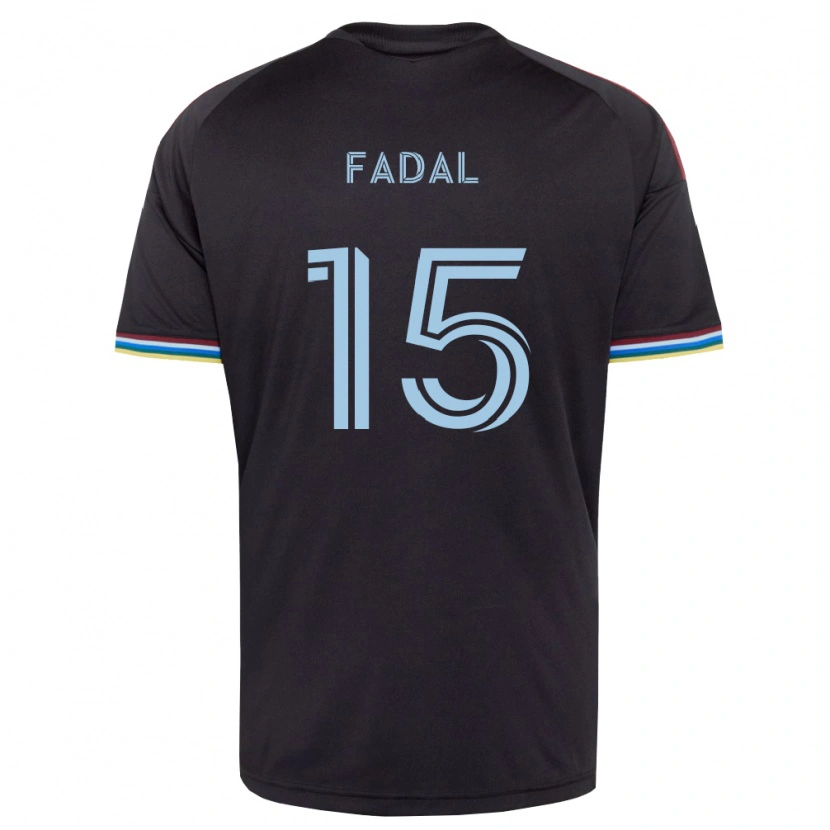 Danxen Men Ali Fadal #15 Black Sky Blue Home Jersey 2026/27 T-Shirt