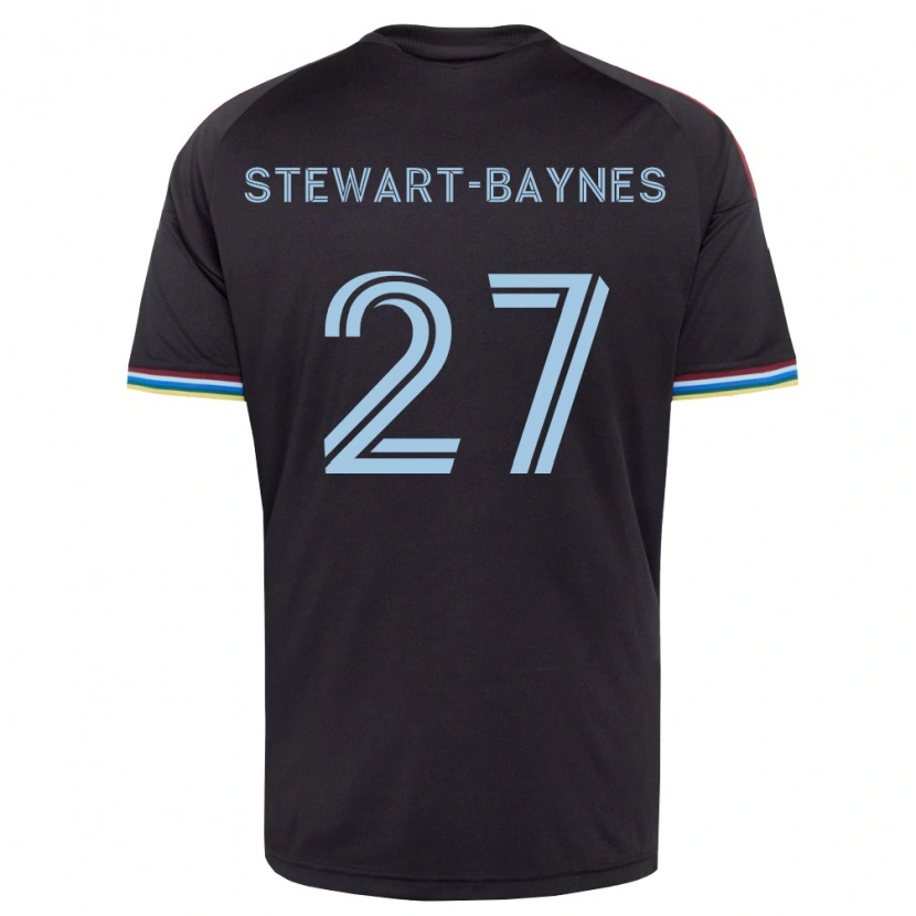 Danxen Men Kimani Stewart-Baynes #27 Black Sky Blue Home Jersey 2026/27 T-Shirt
