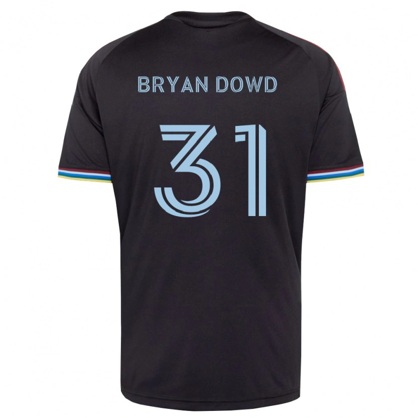 Danxen Men Bryan Dowd #31 Black Sky Blue Home Jersey 2026/27 T-Shirt