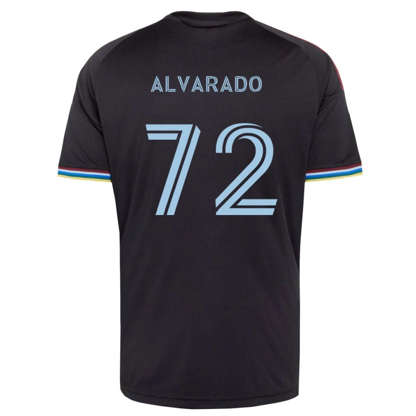 Danxen Men Miguel Alvarado #72 Black Sky Blue Home Jersey 2026/27 T-Shirt