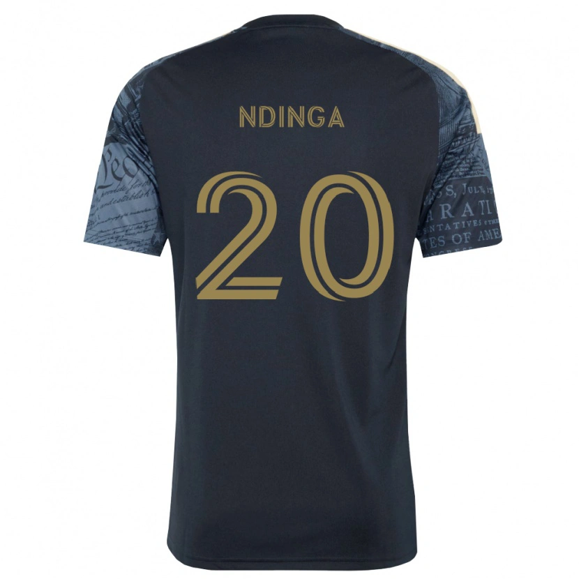 Danxen Men Philippe Ndinga #20 Navy Blue Brown Home Jersey 2026/27 T-Shirt