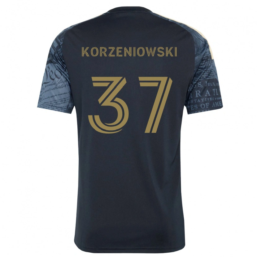 Danxen Men Stas Korzeniowski #37 Navy Blue Brown Home Jersey 2026/27 T-Shirt