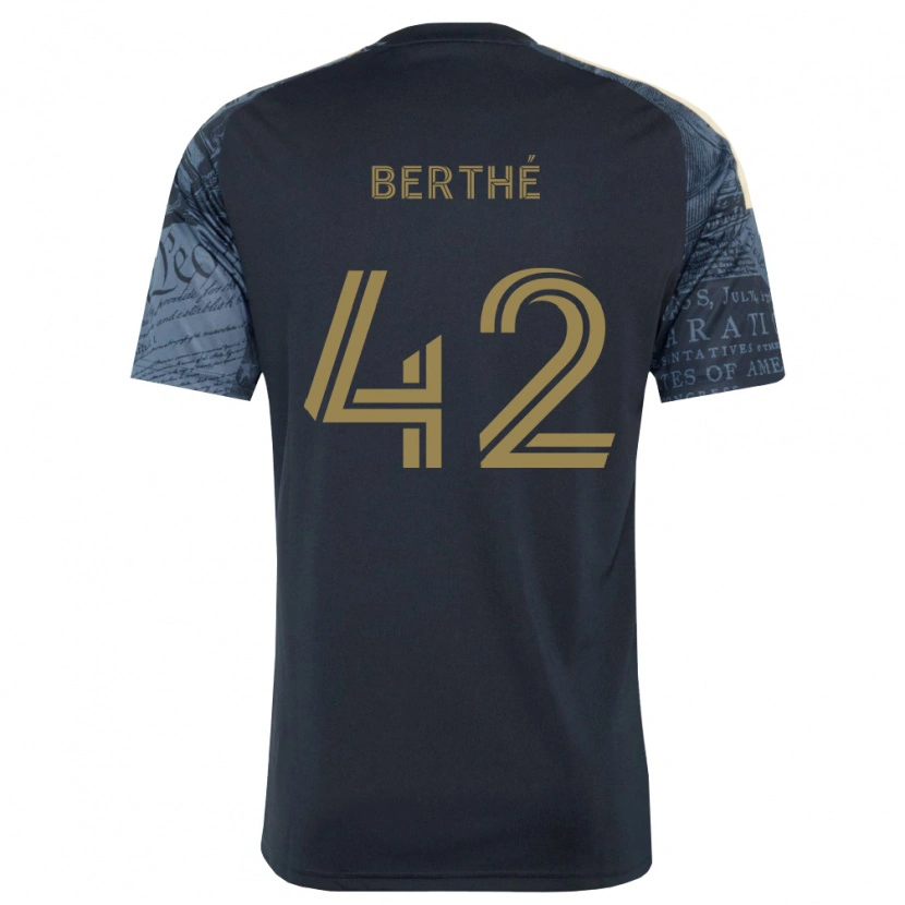 Danxen Men Mamoutou Berthé #42 Navy Blue Brown Home Jersey 2026/27 T-Shirt