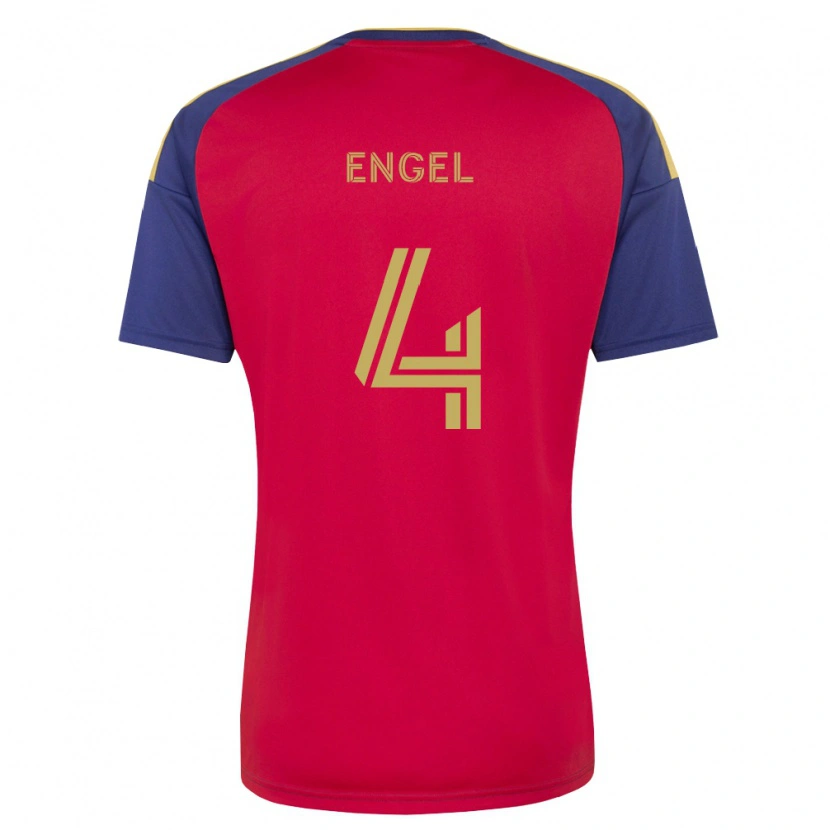 Danxen Men Lukas Engel #4 Royal Blue Brown Red Home Jersey 2026/27 T-Shirt