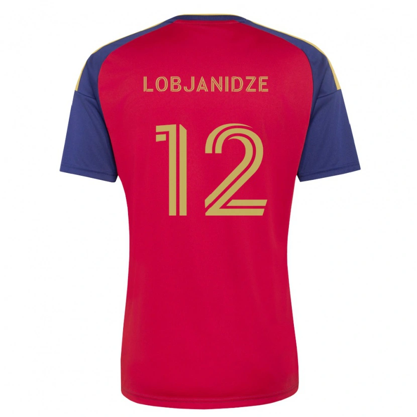 Danxen Men Saba Lobjanidze #12 Royal Blue Brown Red Home Jersey 2026/27 T-Shirt