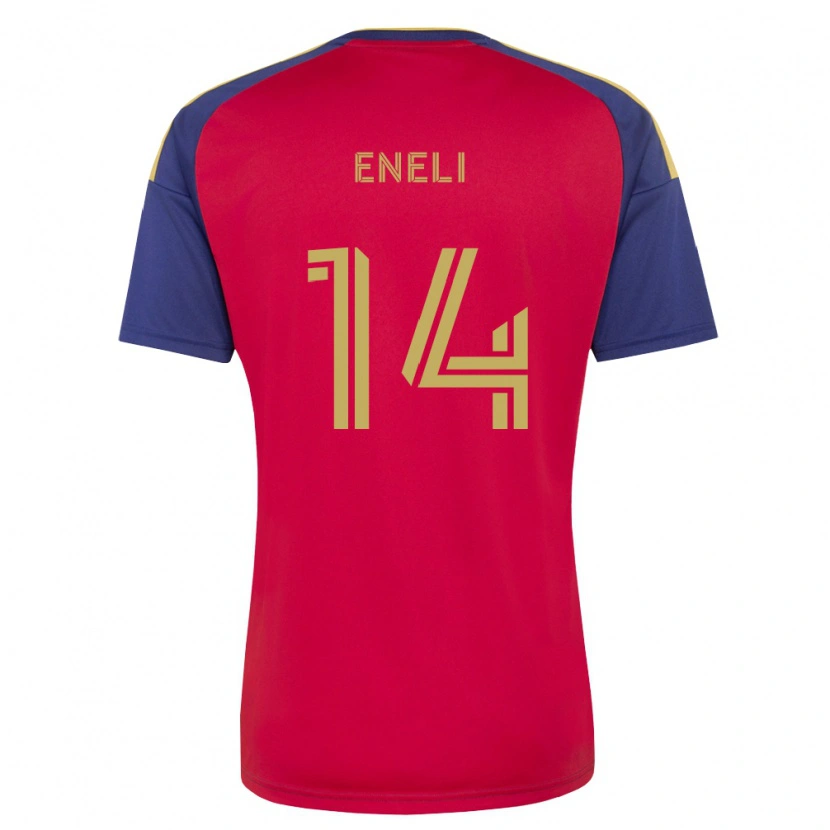 Danxen Men Emeka Eneli #14 Royal Blue Brown Red Home Jersey 2026/27 T-Shirt