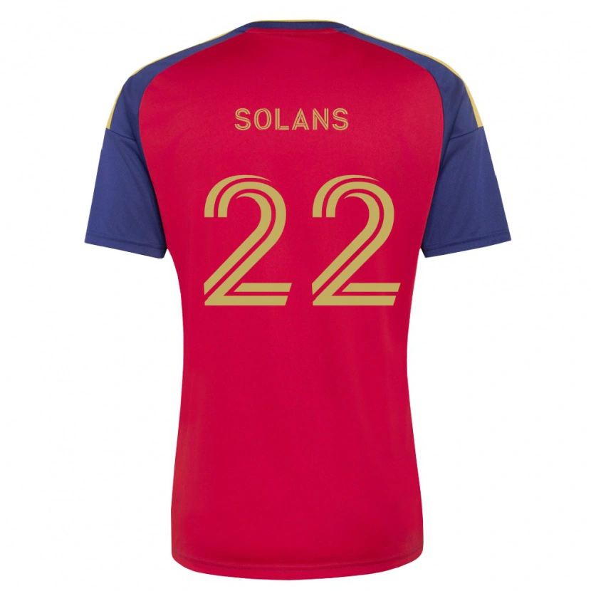 Danxen Men Sergi Solans #22 Royal Blue Brown Red Home Jersey 2026/27 T-Shirt