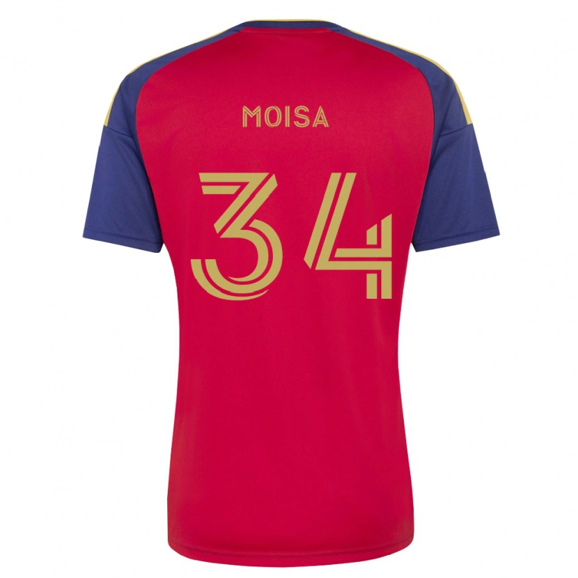 Danxen Men Luca Moisa #34 Royal Blue Brown Red Home Jersey 2026/27 T-Shirt