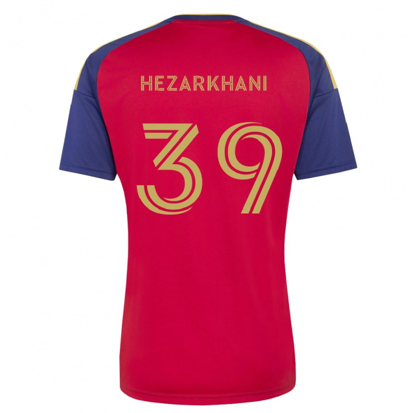 Danxen Men Aiden Hezarkhani #39 Royal Blue Brown Red Home Jersey 2026/27 T-Shirt