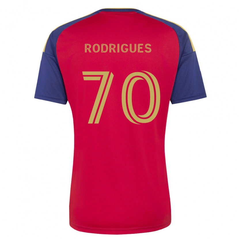 Danxen Men Lineker Rodrigues #70 Royal Blue Brown Red Home Jersey 2026/27 T-Shirt