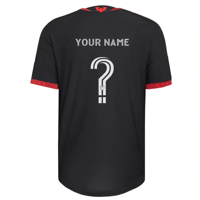 Danxen Men Your Name #0 Black White Red Home Jersey 2026/27 T-Shirt