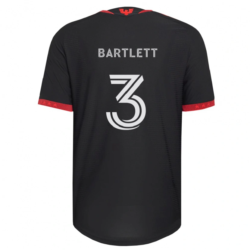 Danxen Men Lucas Bartlett #3 Black White Red Home Jersey 2026/27 T-Shirt