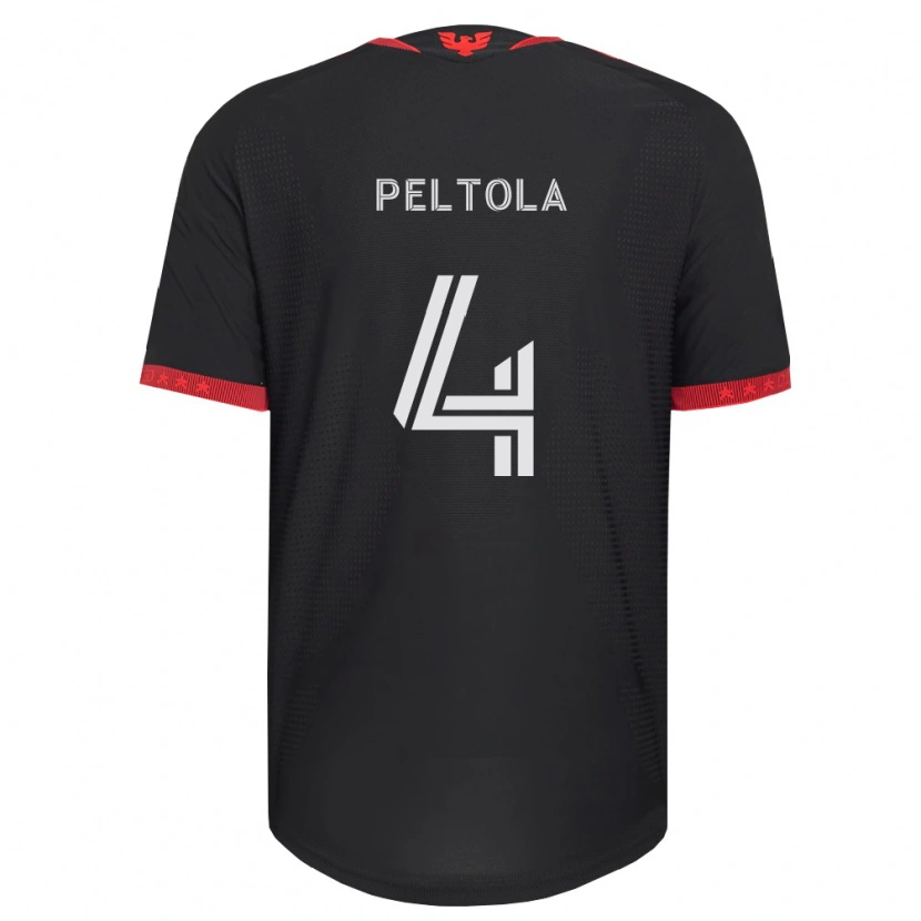 Danxen Men Matti Peltola #4 Black White Red Home Jersey 2026/27 T-Shirt