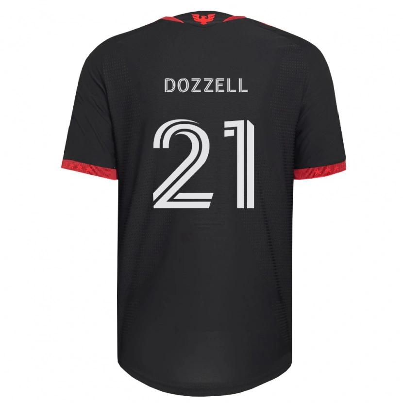 Danxen Men Andre Dozzell #21 Black White Red Home Jersey 2026/27 T-Shirt