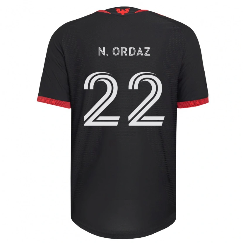 Danxen Men Nathan Ordaz #22 Black White Red Home Jersey 2026/27 T-Shirt