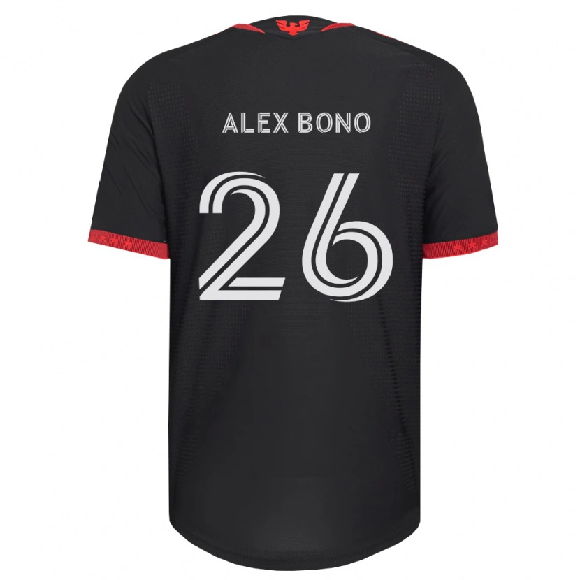 Danxen Men Alex Bono #26 Black White Red Home Jersey 2026/27 T-Shirt