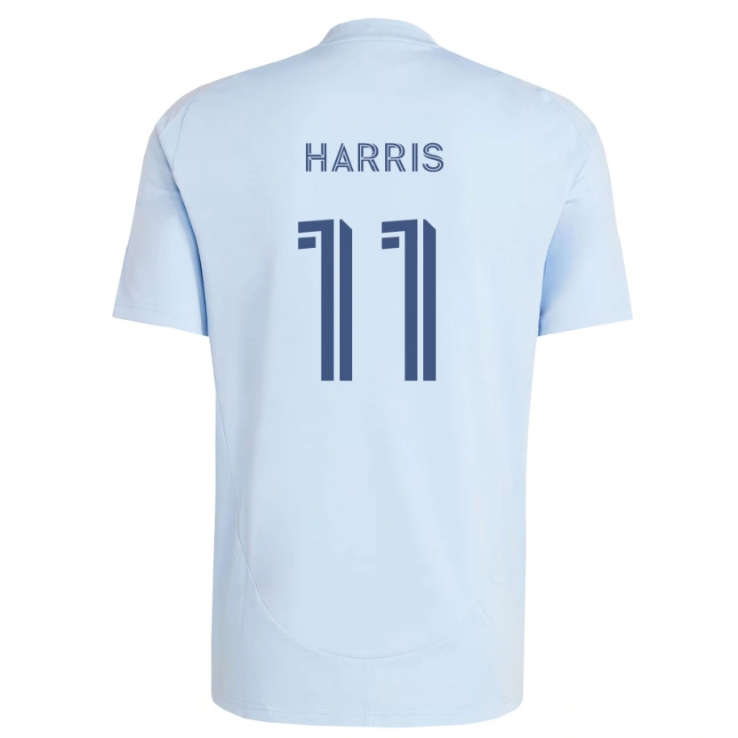 Danxen Men Calvin Harris #11 Light Blue Light Grey Home Jersey 2026/27 T-Shirt