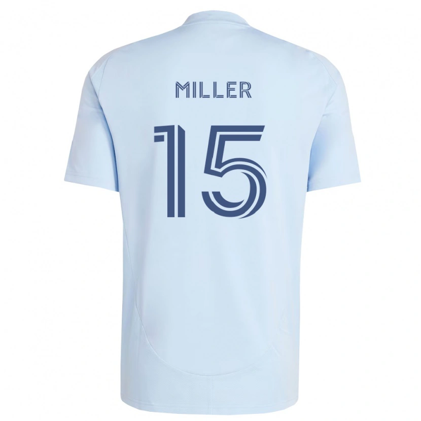 Danxen Men Jansen Miller #15 Light Blue Light Grey Home Jersey 2026/27 T-Shirt