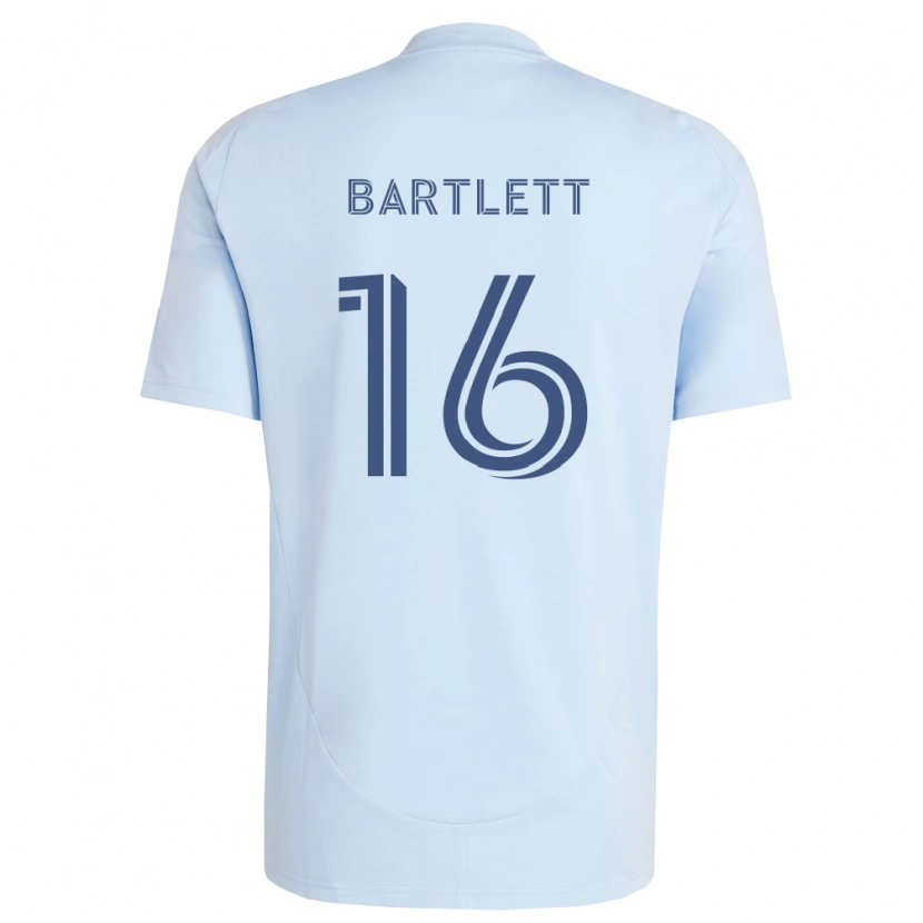 Danxen Men Jacob Bartlett #16 Light Blue Light Grey Home Jersey 2026/27 T-Shirt