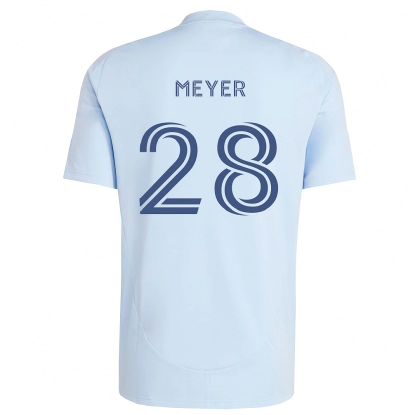 Danxen Men Wyatt Meyer #28 Light Blue Light Grey Home Jersey 2026/27 T-Shirt