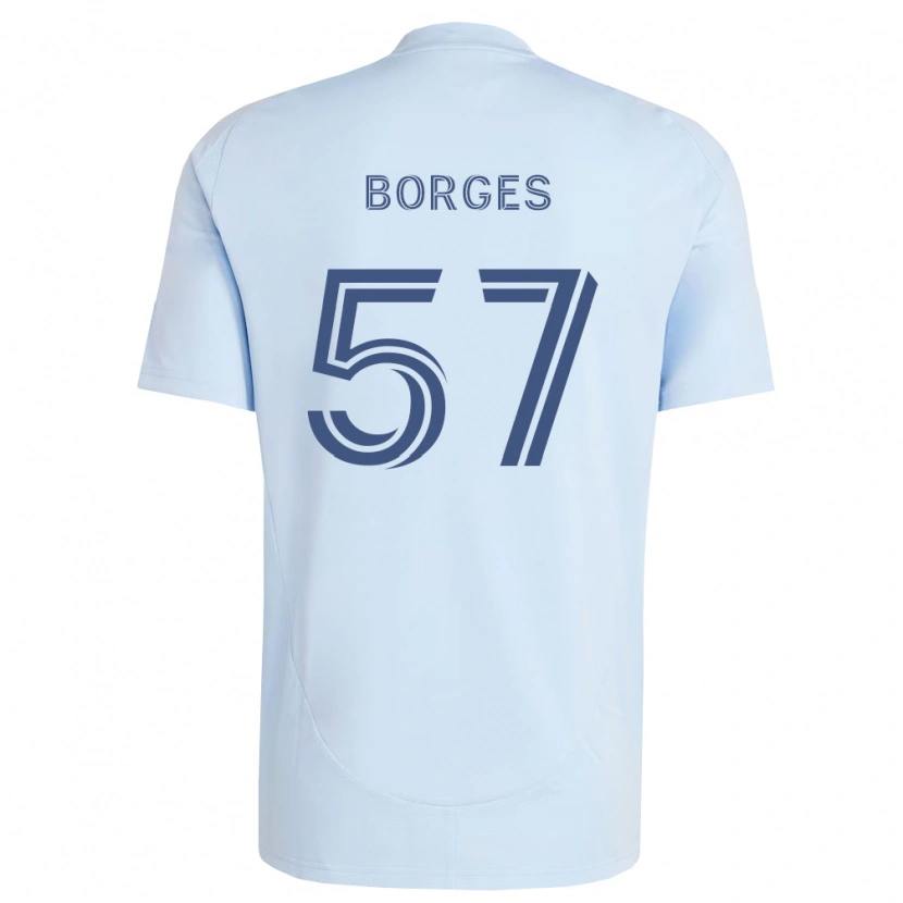Danxen Men Diego Borges #57 Light Blue Light Grey Home Jersey 2026/27 T-Shirt