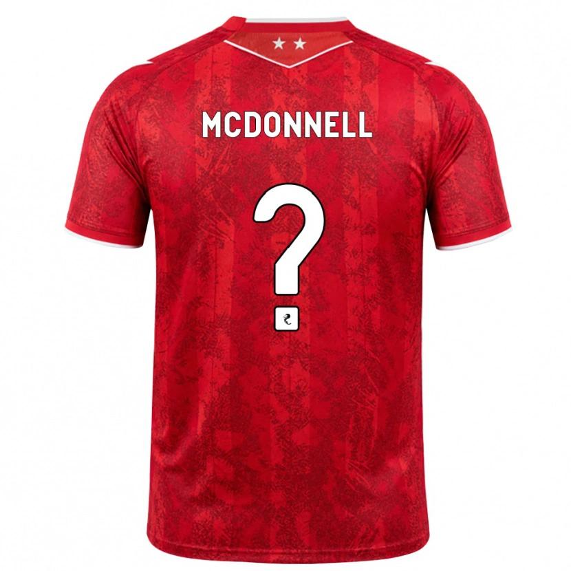 Danxen Men Noah Mcdonnell #0 Red White Home Jersey 2026/27 T-Shirt