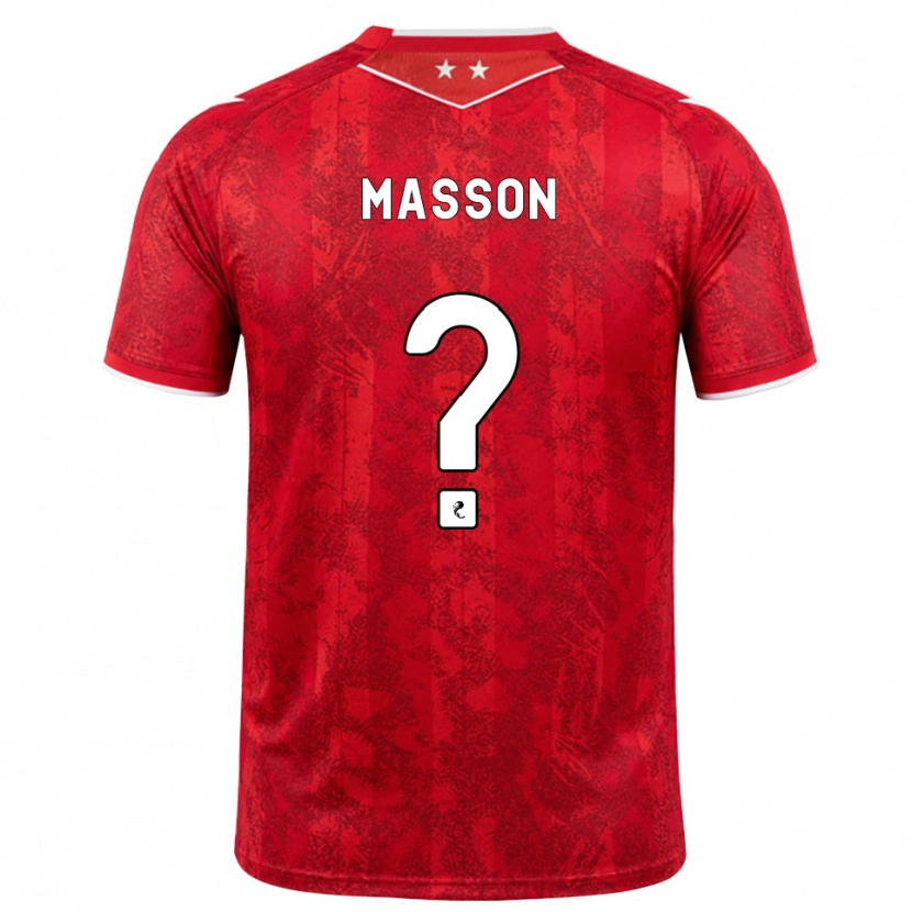 Danxen Men Cooper Masson #0 Red White Home Jersey 2026/27 T-Shirt