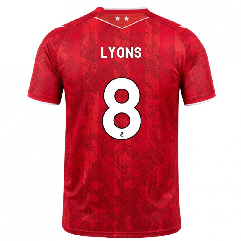 Danxen Men Brad Lyons #8 Red White Home Jersey 2026/27 T-Shirt
