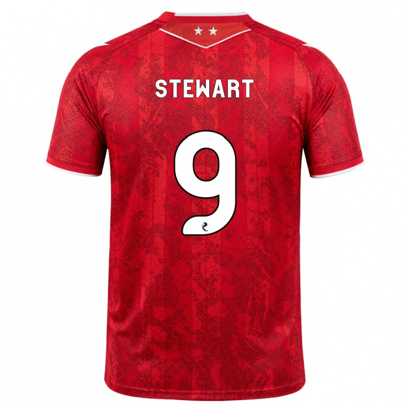 Danxen Men Hannah Stewart #9 Red White Home Jersey 2026/27 T-Shirt