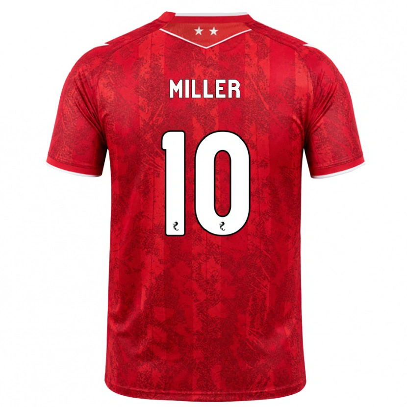 Danxen Men Darcie Miller #10 Red White Home Jersey 2026/27 T-Shirt