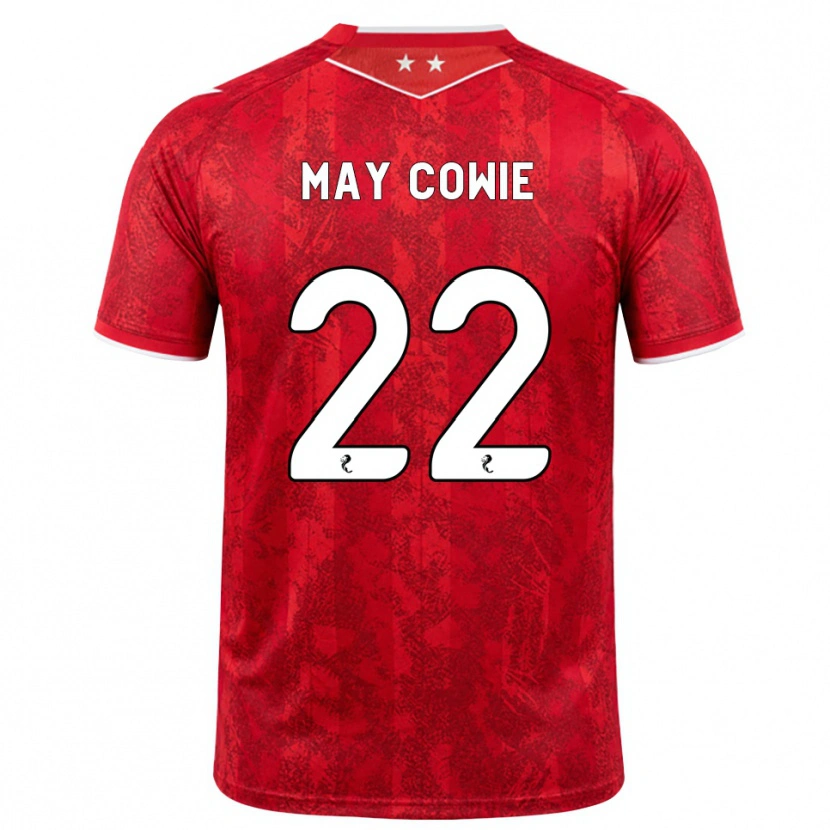 Danxen Men Ellie May Cowie #22 Red White Home Jersey 2026/27 T-Shirt