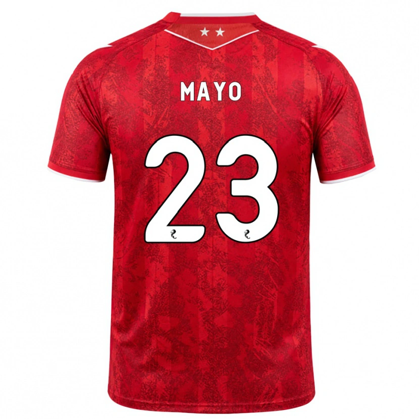 Danxen Men Lewis Mayo #23 Red White Home Jersey 2026/27 T-Shirt