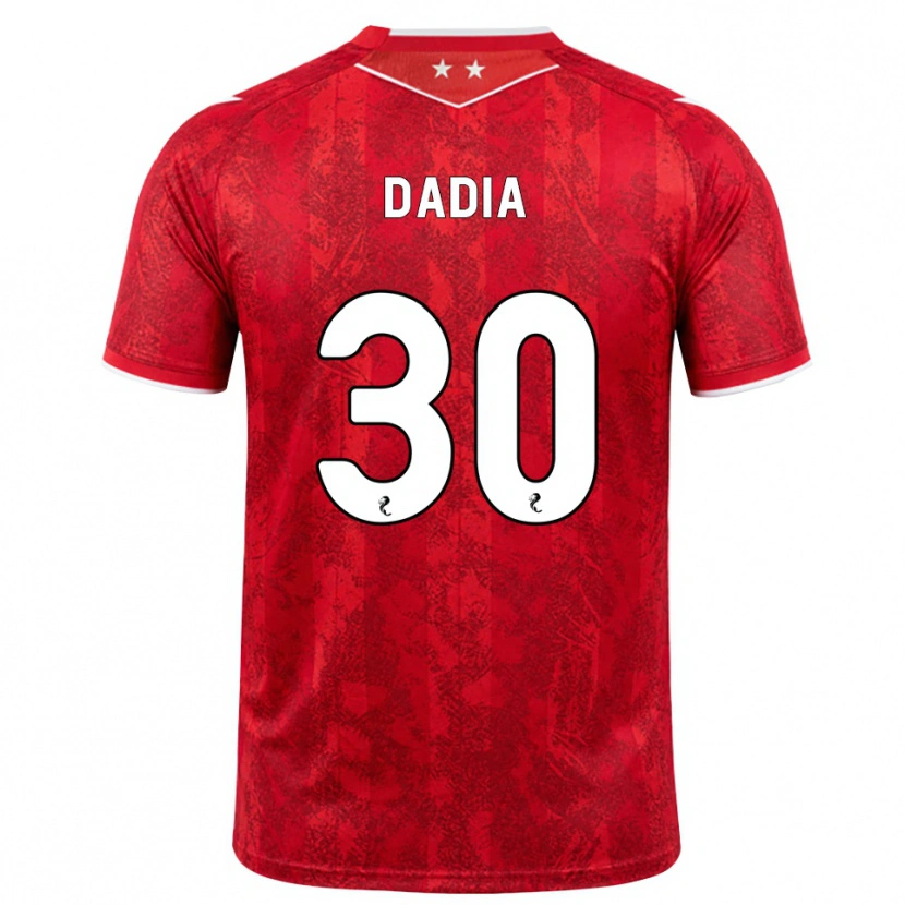 Danxen Men Or Dadia #30 Red White Home Jersey 2026/27 T-Shirt