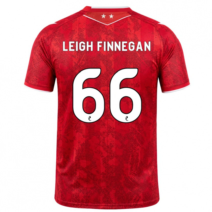 Danxen Men Toni Leigh Finnegan #66 Red White Home Jersey 2026/27 T-Shirt