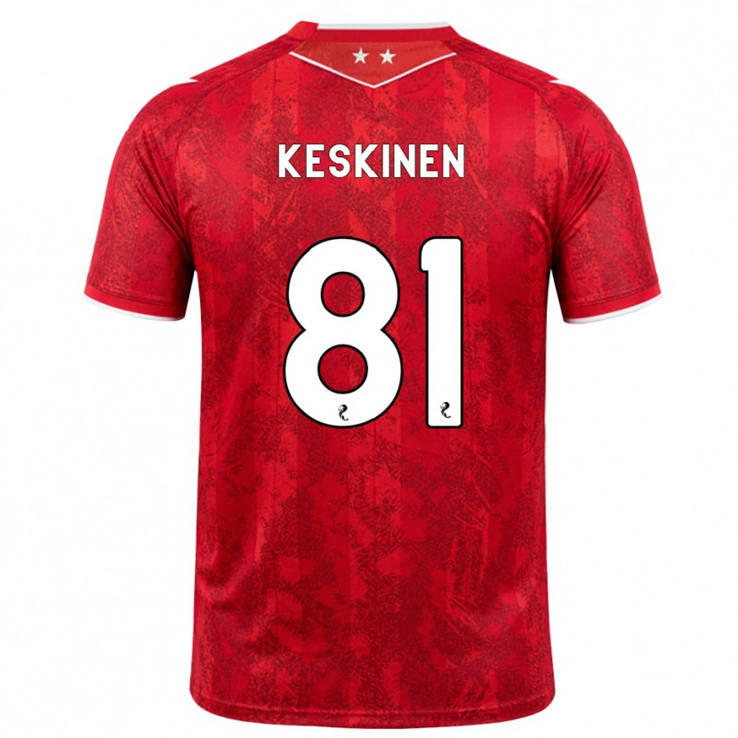 Danxen Men Topi Keskinen #81 Red White Home Jersey 2026/27 T-Shirt