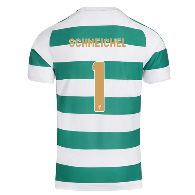Danxen Men Kasper Schmeichel #1 Darkcyan White Home Jersey 2026/27 T-Shirt