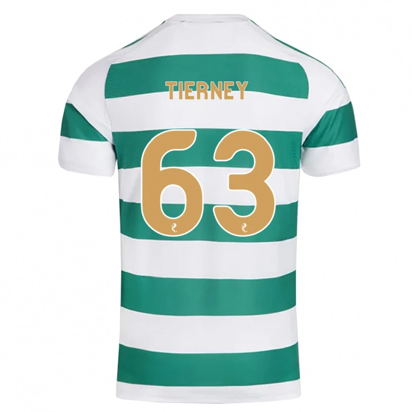 Danxen Men Kieran Tierney #63 Darkcyan White Home Jersey 2026/27 T-Shirt