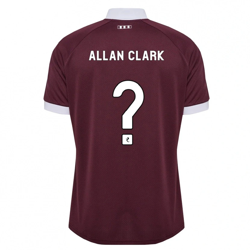 Danxen Men Allan Clark #0 Burgundy White Home Jersey 2026/27 T-Shirt