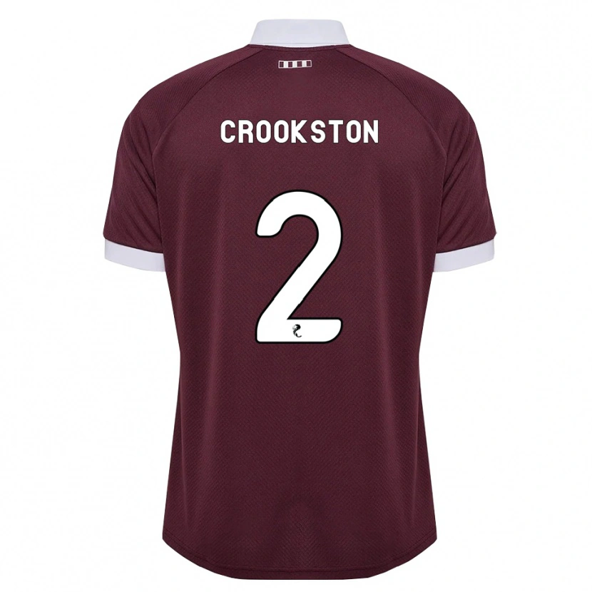 Danxen Men Gregor Crookston #2 Burgundy White Home Jersey 2026/27 T-Shirt